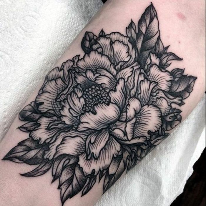 Tatouage Chrysanthème