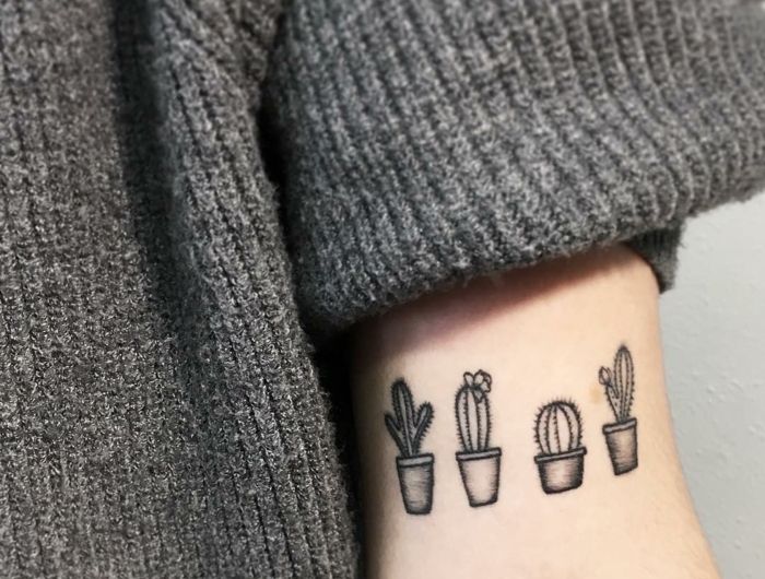 tatouage cactus