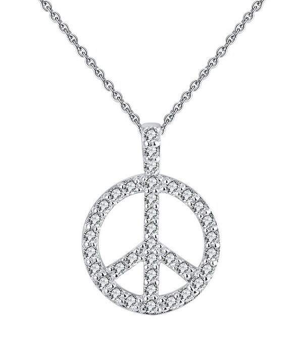 pendentif peace and love