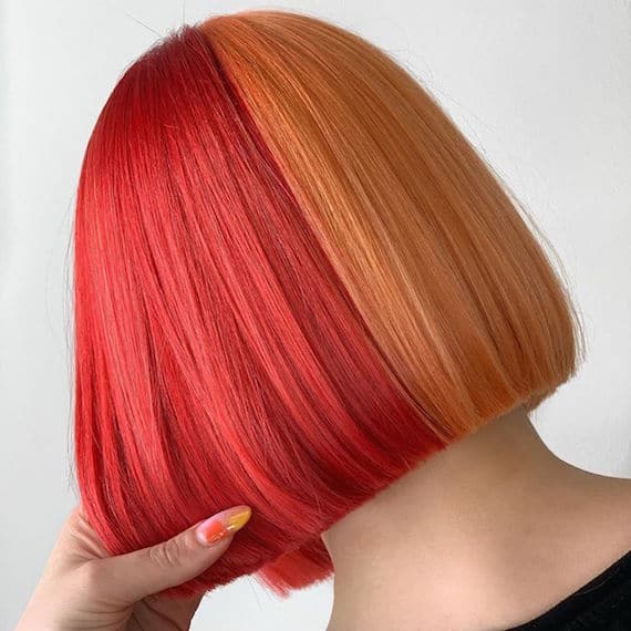 split hair couleur