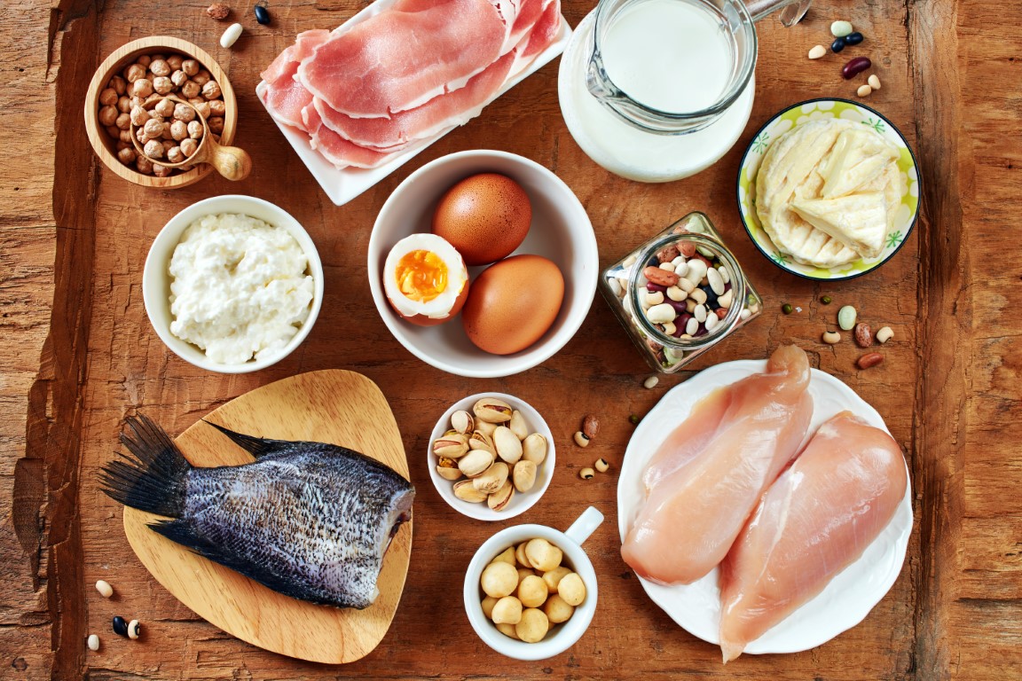 aliments pour un régime protéinés