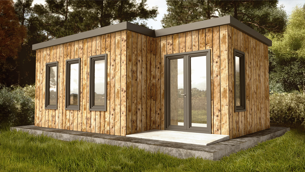 extension indépendante studio jardin bois