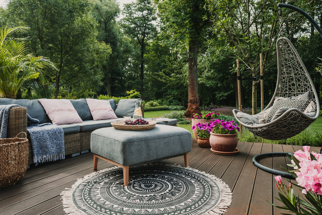 terrasse aménagée