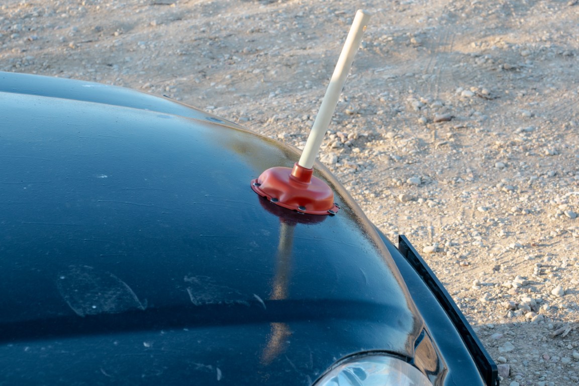 reparer aile voilée cabossée voiture avec ventouse