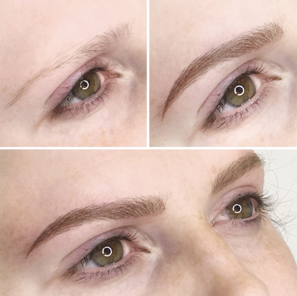 microblading avant après