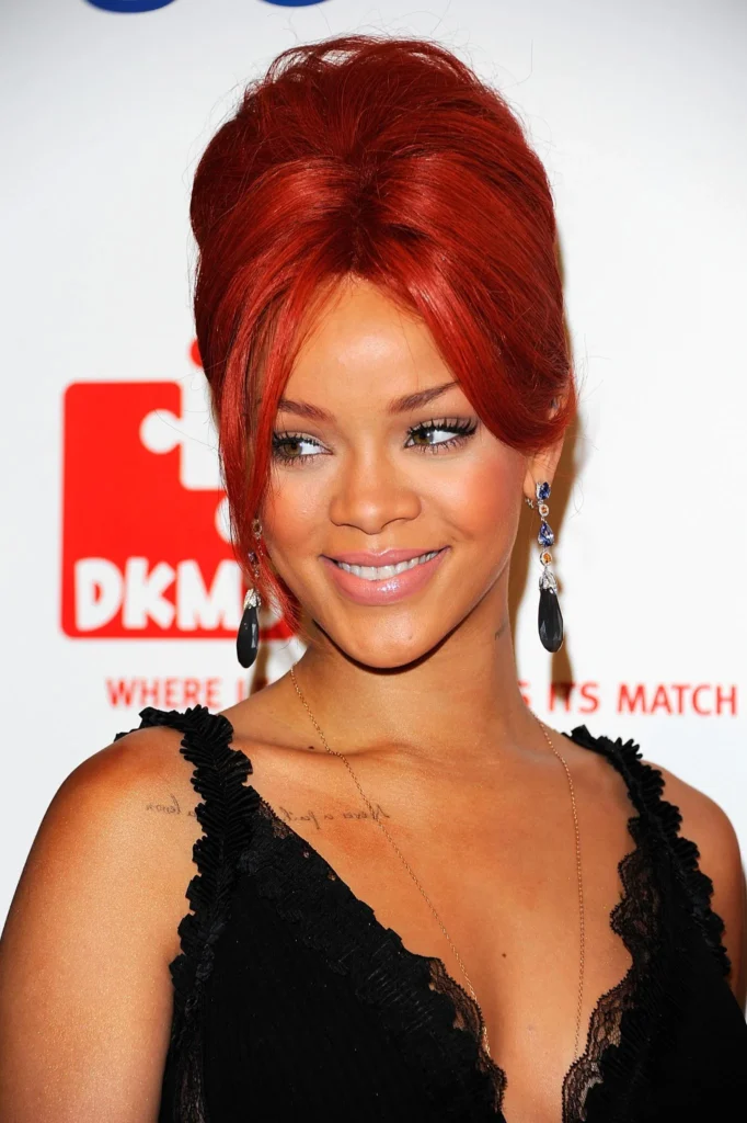 cheveux rouges femme