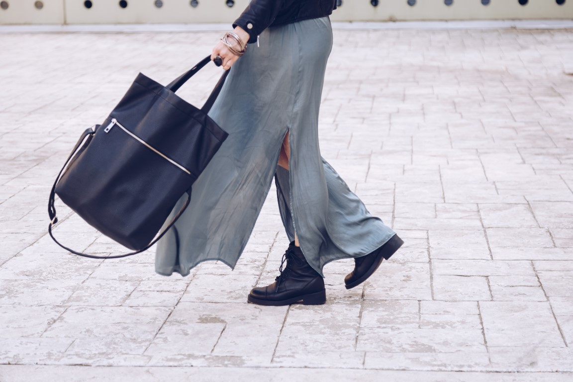 grand sac cuir noir