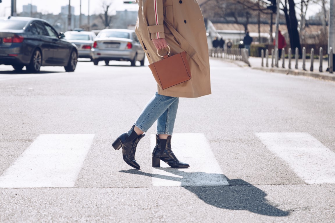 sac poignée chic marron beige cuir femme