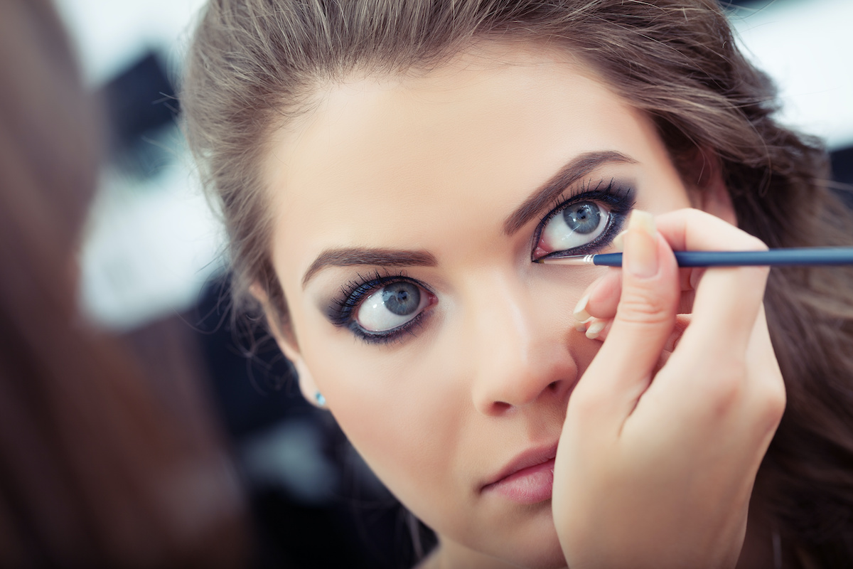 smudged liner