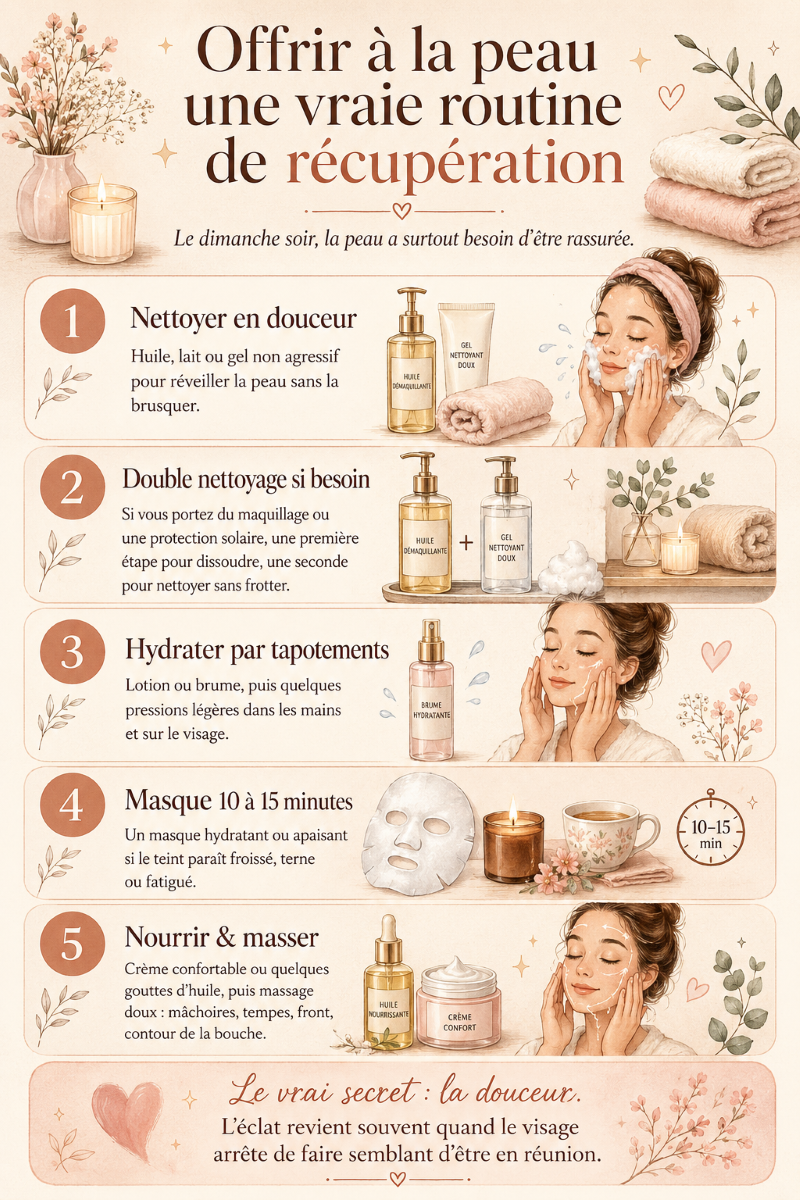 Offrir à la peau une vraie routine de récupération